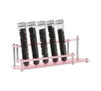 Rod Storage Stand - Portable Fishing Pole Rack | Durable Transparent Acrylic Involving Secure Grooves & Compact Frame for Hiking, Camping, Beach Trips and Professional Tackle Organizers