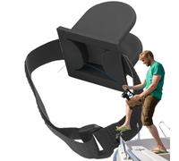 Rod Support - Handrail Mount for Boat Decks | Marine Grade Alloy with Protective Inner Padding & Quick Release Lever for Trolling, River Trips, Night Angling and Professional Tournament Use