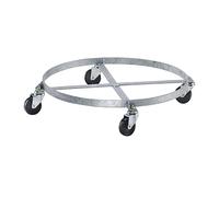 Rodador de bidones ESD eurokraft pro, chasis rodante, galvanizado en caliente