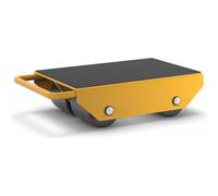 Rodador de transporte con ruedas de nailon eurokraft basic, no acoplables