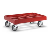 Rodador de transporte L x A 610 x 410 mm, de PEAD