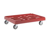 Rodador de transporte L x A 814 x 612 mm, de PEAD