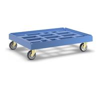 Rodador de transporte L x A 814 x 612 mm, de PEAD