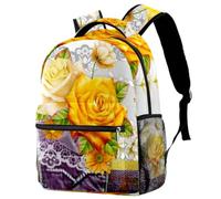 RODAILYCAY A Hundred Flowers Bloom - Mochila escolar para niños, mochila casual, mochila para libros, bolsa para laptop para hombres y mujeres, Multicolor 7, 29.4x20x40cm/11.5x8x16 in, Casual