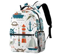 RODAILYCAY Hello Summer - Mochila escolar para niños, diseño de sandía, mochila informal para libros, bolsa para laptop, para hombres y mujeres, Multicolor 4, 29.4x20x40cm/11.5x8x16 in, Casual