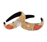 RODAILYCAY Hermosas diademas de hongos rojos para mujeres y mujeres, antideslizantes, diadema de maquillaje, turbante de parte superior ancha, para ducha, 2 paquetes