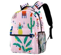 RODAILYCAY Lovely Flora and Fauna - Mochila de viaje para laptop, mochila universitaria, mochila de escuela secundaria, bonita mochila para hombres y mujeres, Multicolor 1, 29.4x20x40cm/11.5x8x16 in