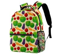 RODAILYCAY Mochila escolar, bolsa de libros de gran capacidad, mochila de viaje para laptop de frutas y vagos, resistente al agua, bolsa de computadora escolar para adolescentes, niñas, niños, se
