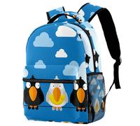 RODAILYCAY Mochila escolar Hello para niños, mochila impermeable, mochila casual, bolsa para libros, bolsa para laptop, para hombres y mujeres, Multicolor 5, 29.4x20x40cm/11.5x8x16 in, Casual