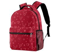 RODAILYCAY Mochila para laptop, diseño de flecha de amor para el día de San Valentín, mochila escolar duradera para la universidad, escuela secundaria, resistente al agua, viajes, senderismo