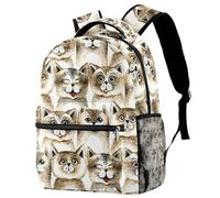 RODAILYCAY Two Seals Sitting on Ice - Mochila de viaje para laptop, mochila de escuela secundaria, mochila grande para libros, bonita mochila para hombres y mujeres, Multicolor 6, 29.4x20x40cm