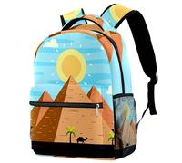 RODAILYCAY Various Animals Parttern - Mochila de viaje para laptop, mochila de escuela secundaria, mochila grande para libros, bonita mochila para hombres y mujeres, Multicolor 6, 29.4x20x40cm