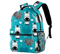 RODAILYCAY Water Palm Trees - Mochila escolar para niños, mochila informal para libros, bolsa para laptop, para hombres y mujeres, Multicolor 7, 29.4x20x40cm/11.5x8x16 in, Casual