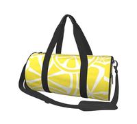 Rodaja De Limón Amarillo, Bolsa de Viaje de Gran Capacidad, Bolso Redondo, Bolsa de Viaje Deportiva, Bolsa de Mano, Bolsa de Fitness