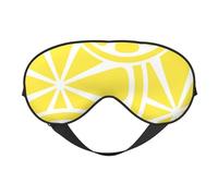Rodaja De Limón Amarillo, Cubreojos completos Antifaz bloqueador de luz Antifaz para dormir Antifaz suave con los ojos vendados Noche