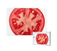 Rodaja de Tomate,Rompecabezas de Madera de 1000 Piezas para Adultos y Adolescentes.