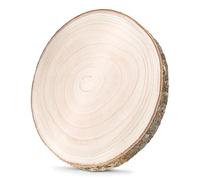 Rodajas de Madera Diámetro, Diámetro 28-32 cm Troncos Madera Decoracion Apto para Pirograbador de Madera Con Corteza de Árbol Para Manualidades