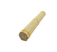 Rodajas De Madera Palos de bambú cuadrados y redondos naturales, materiales artesanales, mesa arena, modelo construcción, creativos, 100 Uds(4mm round white)