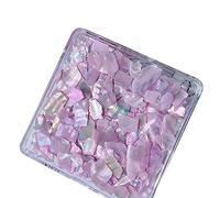 Rodajas irregulares de concha de abulón en 6 colores naturales para decoración de uñas, decoración de manicura colorida 3D, conchas