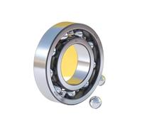 Rodamiento, 1 rodamiento de alta velocidad P4 6200/6201/6202/6203/6204/6205/6206/6207-2Z/2RS/rodamientos rígidos bolas abiertos(6204/P4 Open)