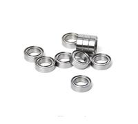 Rodamiento, 10 piezas SMR74ZZ ABEC-7 rodamiento de bolas acero inoxidable 4x7x2,5 mm pieza mano alta velocidad MR74(Smr63zz 3x6x2.5)(Smr105zz 5x10x4)