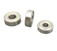 Rodamiento 6200 6201 6202 6203 6204 6205 RS DDU ZZ Rodamientos de bolas de ranura profunda sellados con caucho y acero cromado resistentes a altas temperaturas(6206 ID30x62x16mm,(Iron))
