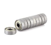 Rodamiento 626z, 10 Piezas Rodamientos de 19x6x6 Duraderos con Blindaje de Metal 6300 z Rodamientos de Bolas en Miniatura 626ZZ (6x19x6mm) Bola 00 Mfzh Acero Al Carbono Multiuso
