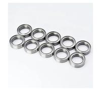 Rodamiento Bolas Cerámico S6700ZZ Acero Inoxidable 6700 ZZ 10x15x4 Mm Interior Miniatura Modelo Accesorio Reparación Sustitución Montaje Piezas Rodamientos Rc(10pcs)