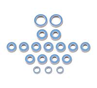 Rodamiento Bolas Sellado Para Tamiya Para CC-01 18 Uds Kit De Rodamiento Bolas Acero Sellado Goma 1/10 Coche Trepador Control Remoto Piezas Mejora Accesorios