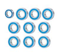 Rodamiento Bolas Sellado Para Tamiya Para Grasshopper Para Midnight Para Pumpkin Para Lunch Box Para Unimog 406 Wheelie Parts Juego De Rodamientos Sellados Goma 10 Piezas