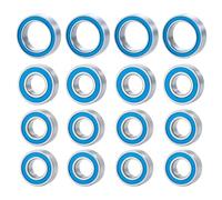 Rodamiento Bolas Sellado Para Tamiya Para TT-02 1/10 Coche Trepador De Control Remoto Piezas Mejora Accesorios Repuesto 16 Uds Kit Rodamientos Sellados Acero