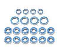 Rodamiento Bolas Sellado Para Tamiya Para TT01 TT01E TT01D TT02B 20 Piezas Kit De Rodamientos Bolas Sellados Goma 1/10 RC Accesorios Actualización Coche