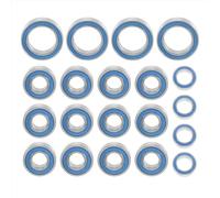 Rodamiento Bolas Sellado Para Tamiya Para TT01 TT01E TT01D TT02B 20 Piezas Kit De Rodamientos Bolas Sellados Goma 1/10 RC Accesorios Actualización Coche