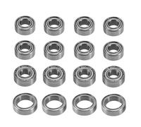 Rodamiento Bolas Sellado Para Tamiya Para TT02 TT-01 TT02D TT-02E 16 Uds Kit De Rodamientos Bolas Acero 1/10 Accesorios Actualización Coche RC Piezas Modificadas