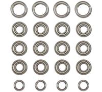 Rodamiento Bolas Sellado Para Tamiya TT01 TT-02 TT01D TT01E TT01R DF02 1/10 RC Piezas De Actualización Coche 20 Kit Rodamiento Bolas Modificadas