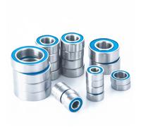 Rodamiento Bolas Sellado Para Team Para Associated B6.1 1/10 2WD Off Road Buggy Rodamientos De Bolas Piezas Mejora 24 Uds Kit Completo