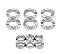 Rodamiento Bolas Sellado Para ZD Para MX-07 12 Uds Juego De Rodamientos Bolas Acero 8763 8764 1/7 Piezas Repuesto Coche Teledirigido Accesorios Modificadas