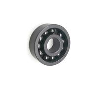 Rodamiento cerámico 6204 CE MAX - Bolas Si3N4, diámetro interior de 20 mm, diámetro exterior de 47 mm, autolubricado, resistente a altas temperaturas