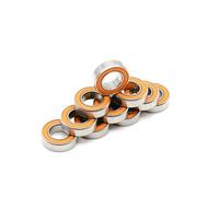 Rodamiento cerámico híbrido de acero inoxidable S689 2RS de 9 x 17 x 5 mm, carretes secos, 2 bolas 689(2PSR188RSCB-Black)