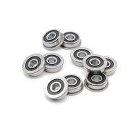 Rodamiento con brida F605RS de 5 x 14 x 5 mm, rodamientos de bolas F605RS, impresión 3D (5 unidades)