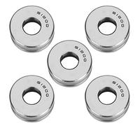 5 piezas 51200 rodamiento, conjunto de rodamiento axial de bolas de empuje plano, rodamiento de una sola columna, accesorio de hardware industrial práctico preciso, diámetro interno 10 mm de diámetro