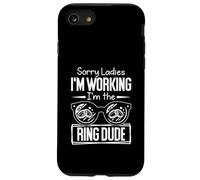 Rodamiento de Anillo Divertido Sorry Ladies I'm Working I'm The Ring Dud Carcasa para iPhone SE (2020) / 7/8