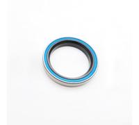 Rodamiento de auriculares de bicicleta de 30,15 x 41 x 6,5 mm para Giant, ángulo biselado de 36/45 grados, MH-P03K Steel Fork Crown Race, auriculares de ciclismo azules y plateados