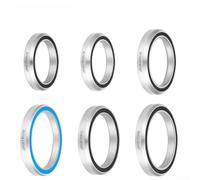 Rodamiento de auriculares de bicicleta de cartucho sellado en varios tamaños con rodamiento de acero y grasa integrada para una rotación silenciosa y fiable (49 mm)