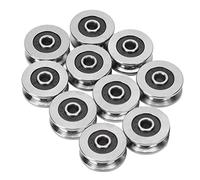 Rodamiento de Bolas, 10pcs V1804 Rodamiento de Rodillos con Ranura en V, 4 * 18 * 8 mm V Rodamiento de Riel de Guía para Motor, Juguetes, Modelo, Instrumento y Medidor