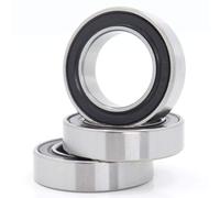 Rodamiento de bolas 17287-2RS, bolas de acero selladas de goma de 17 x 28 x 7 mm, MR17287 RS Free Hub Bearings para Hope Fatsno Pro4 manivela inferior, (3 unidades)