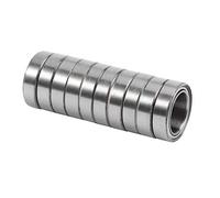 Rodamiento de Bolas Blindado de Metal de 10 Piezas, Mini 10x15x4 Mm, 6700zz, 10mm Interior