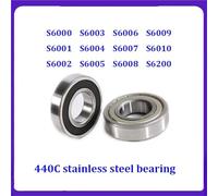 Rodamiento de bolas de acero inoxidable S6000ZZ 2RS S6001/02/03/04/05/06/07/08/09/010Z (5 unidades)(ZZ,ABEC 5_S6009)