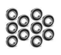 Rodamiento de bolas de ranura profunda sellado con caucho, 604, 605, 606, 607, 608, 609-2RS, 8 x 22 x 7, 1 a 10 unidades(2pcs 605-2RS)