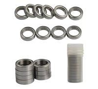 Rodamiento de bolas miniatura 6700ZZ de hierro sellado, rodamiento de bolas de acero con blindaje metálico, rodillo de pared delgada, 10 piezas/lote, 10 x 15 x 4 mm